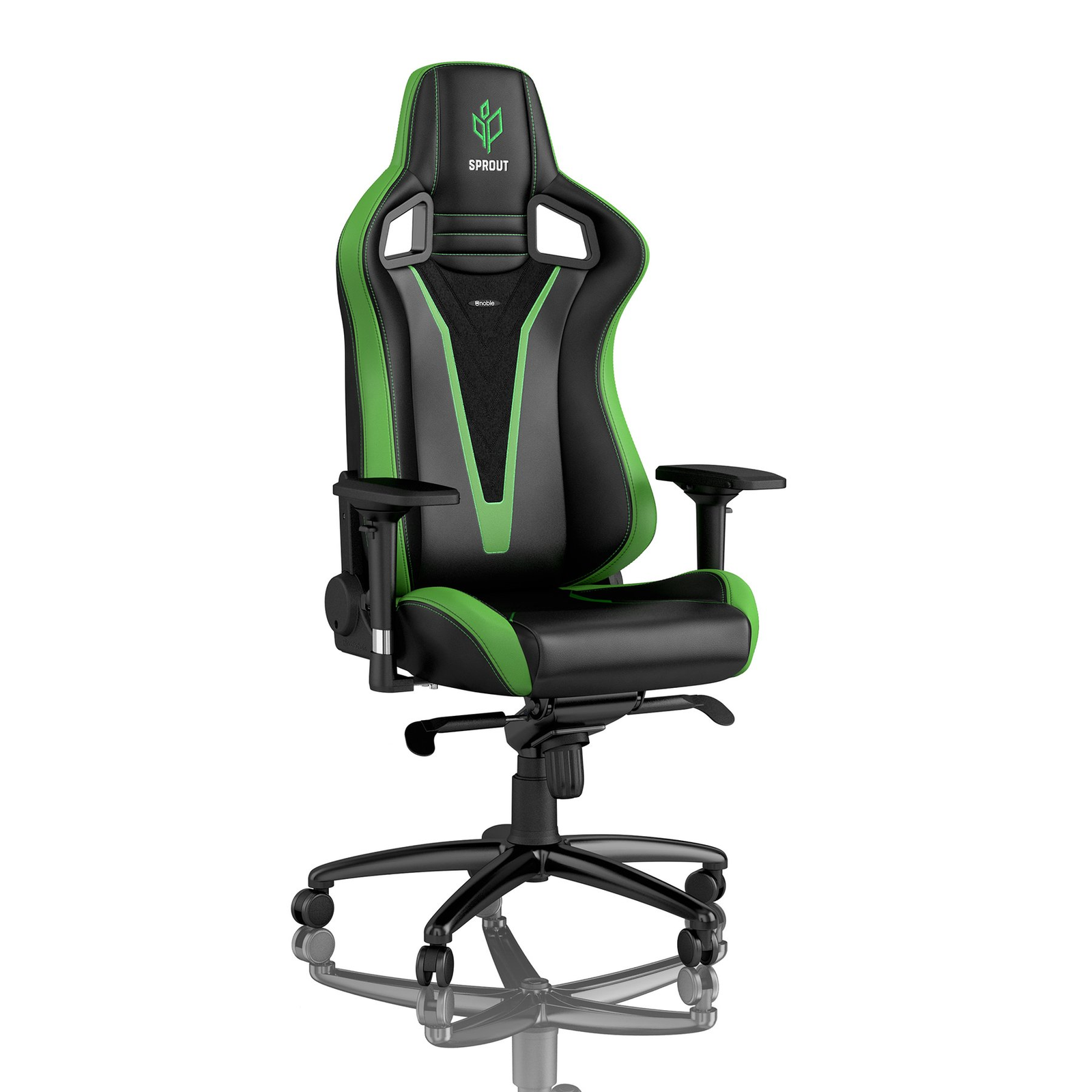 noblechairs Epic Sprout Edition fekete/zöld (NBL-PU-SPE-001)
