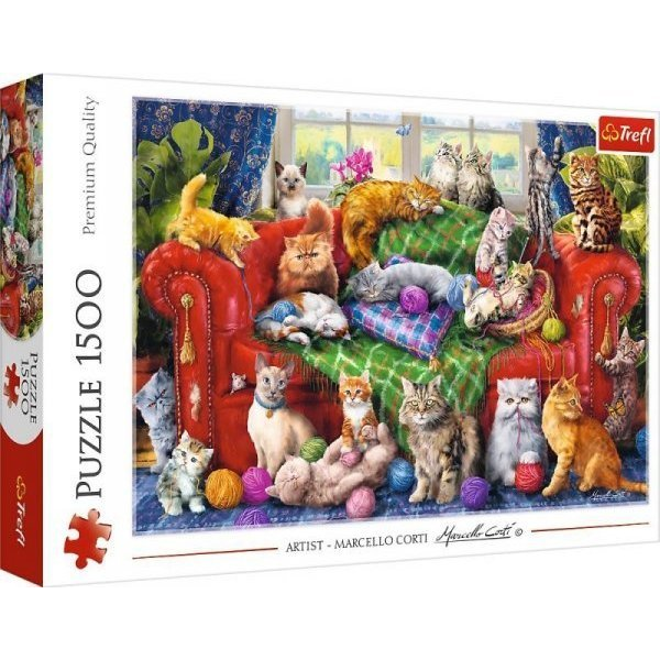 Trefl 26198 puzzle 1500 pz Animali