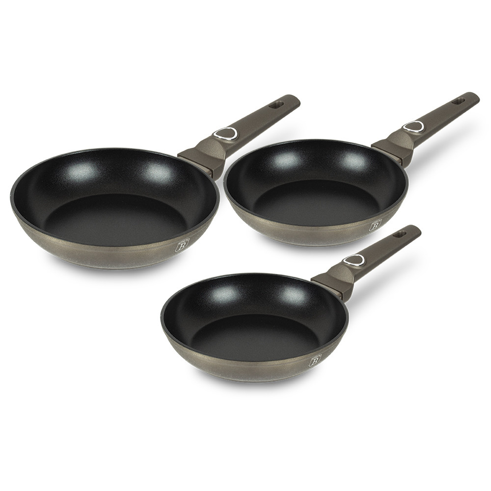 Berlinger Haus Crystal Collection 3 részes serpenyőszett (BH7168 ) (BH7168)