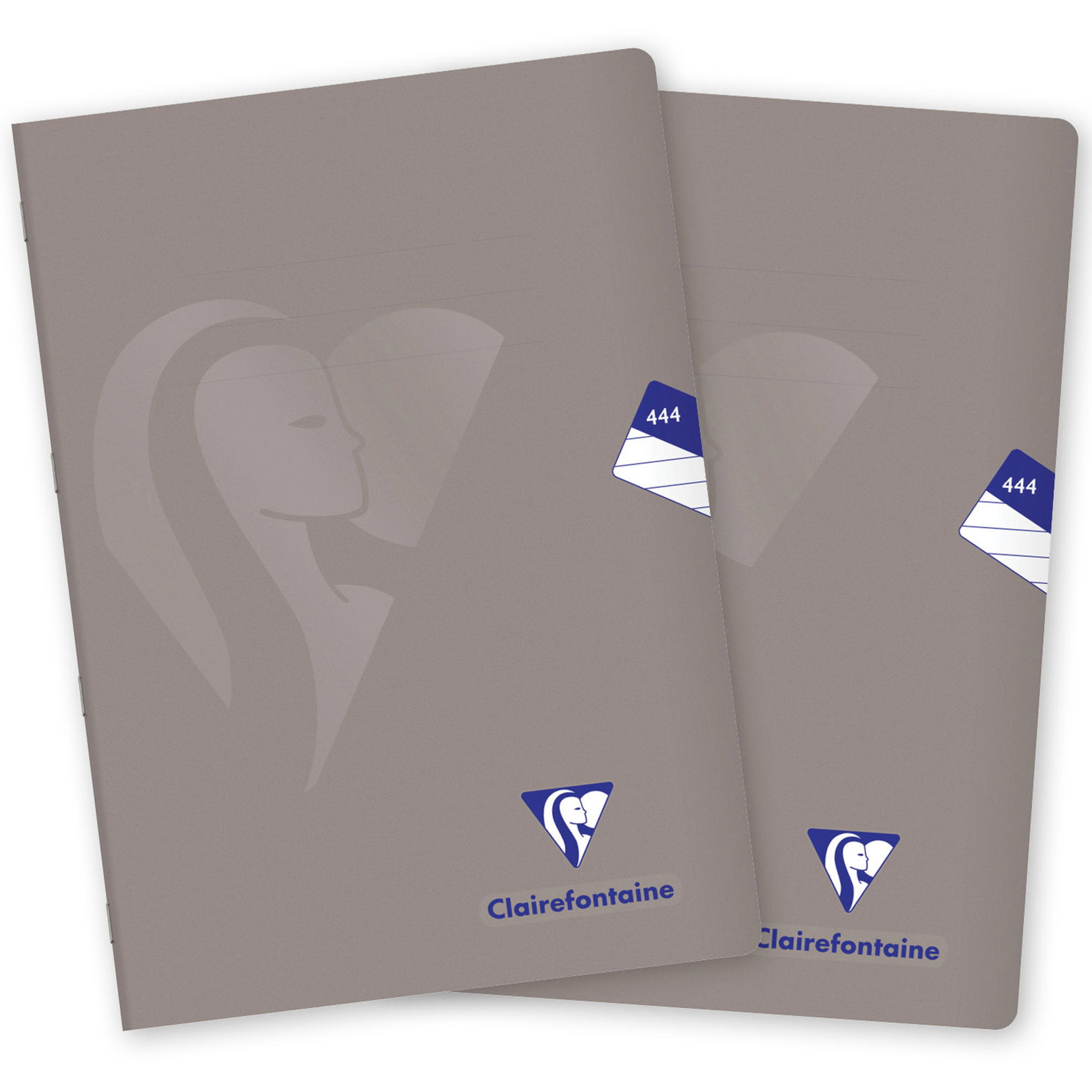 Clairefontaine Mimesys PP, A4 "444" vonalas, 40 lap, szürke - 2 db (1444-02-PP)