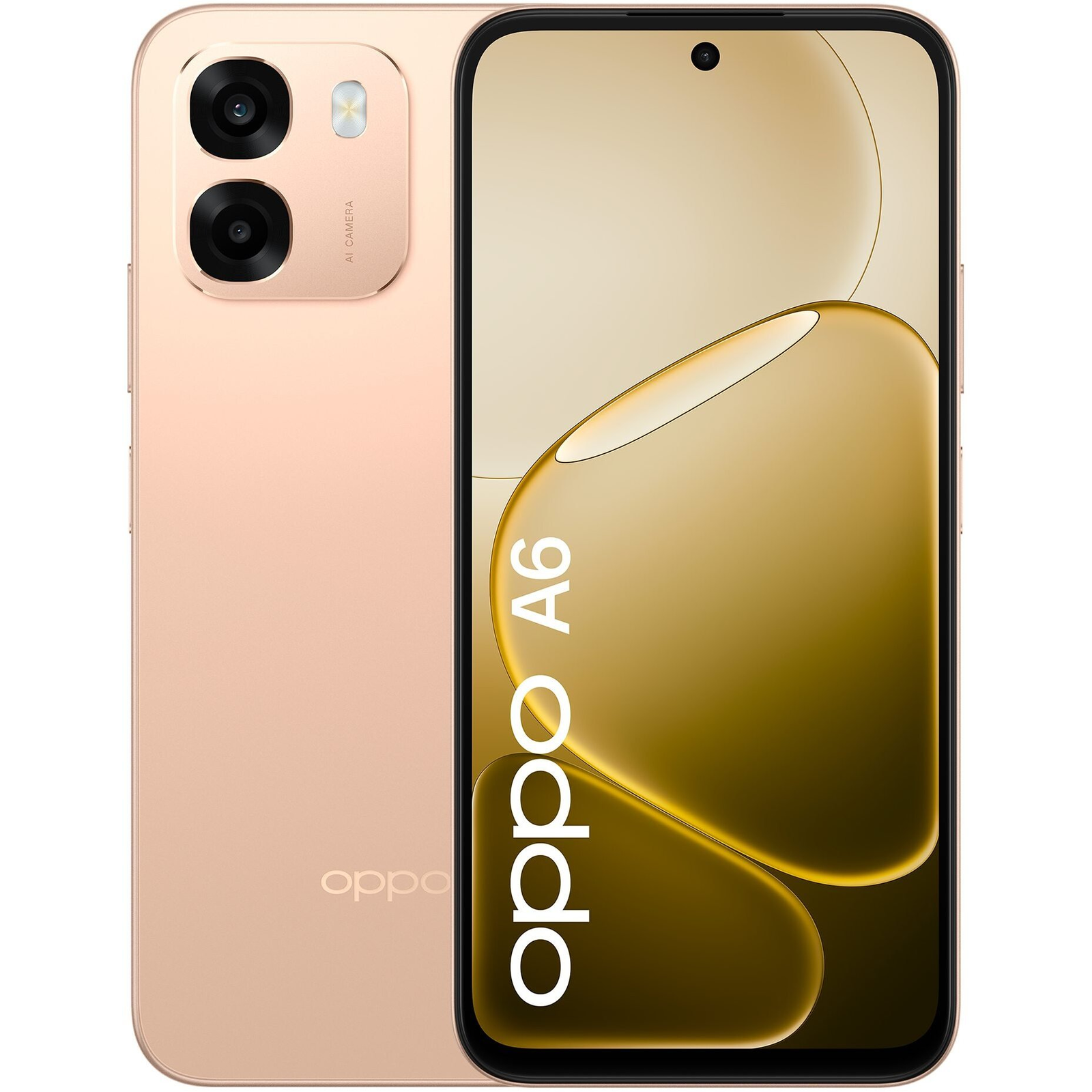 OPPO A6 17,1 cm (6.75") Dual SIM Android 15 4G USB Typ-C 6 GB 256 GB 6550 mAh Zlato