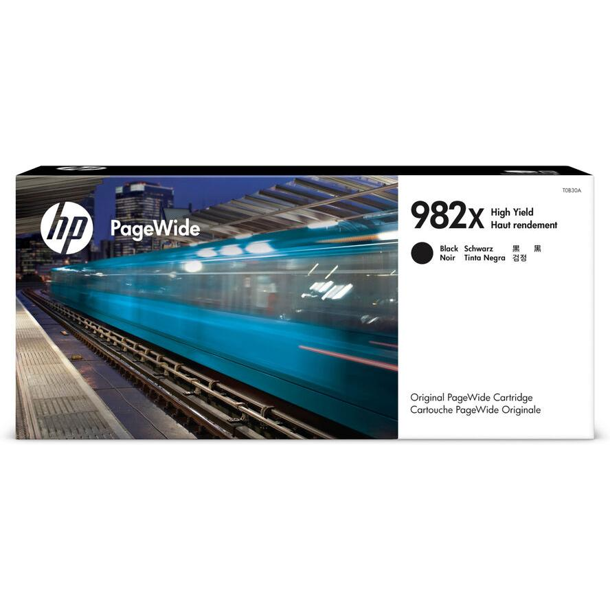 HP 982X High Yield Black Original PageWide Cartridge inkoustová náplň 1 kusů Vysoká (XL) výtěžnost (T0B30A)