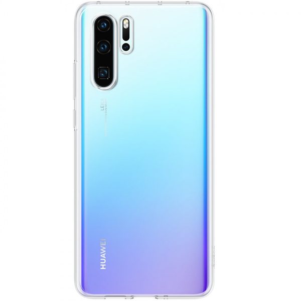Huawei P30 Pro, TPU szilikon tok, átlátszó, gyári