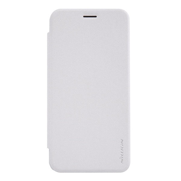 NILLKIN SPARKLE műanyag telefonvédő (mikroszálas bőr hatású FLIP, oldalra nyíló) FEHÉR [Asus Zenfone 2 (ZE500CL)] (5996457570119)