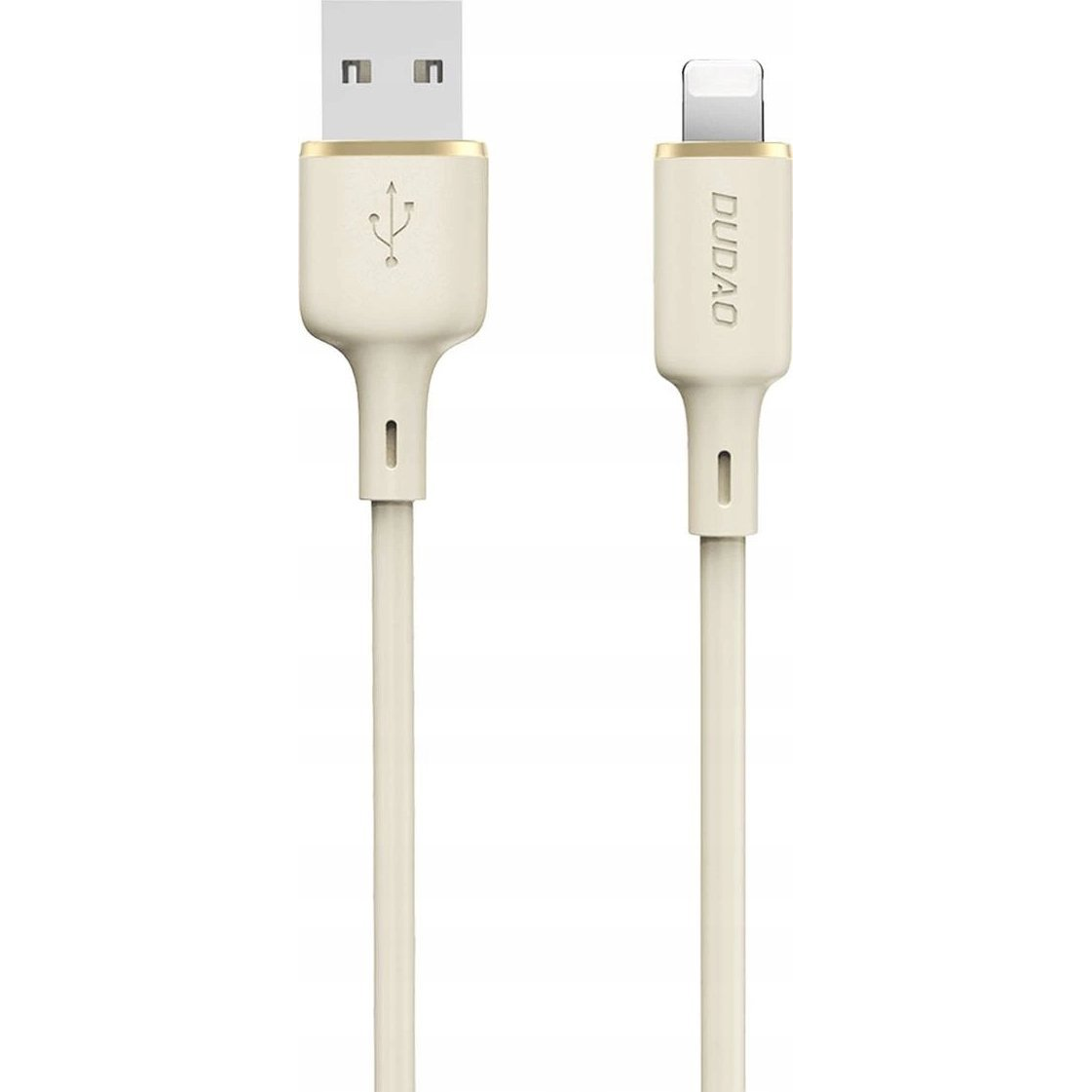 Dudao L7SL USB-A-Lightning Kábel 5A 1 m-Bézs (DDA329)