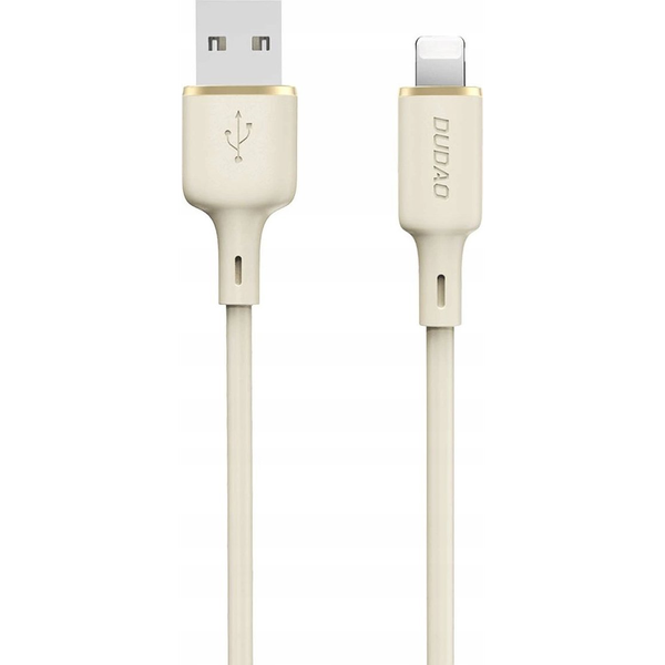 Dudao L7SL USB-A-Lightning Kábel 5A 1 m-Bézs