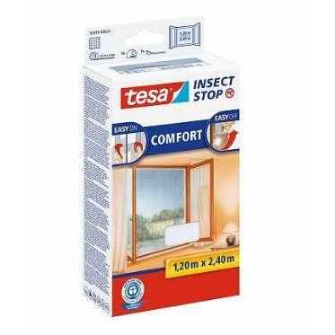 tesa Fliegengitter Comf. Klett für bodentiefe Fenster weiß