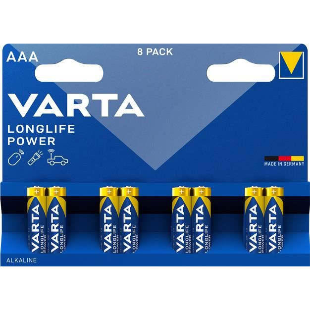 Varta 1x8 High Energy AAA LR 03 Egyszer használatos elem Lúgos (Varta4903121418)