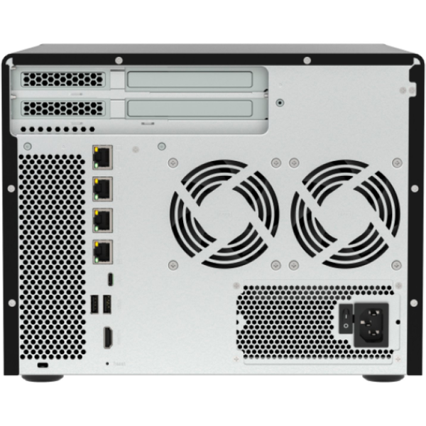 QNAP TVS-H877AX NAS Tower AMD Ryzen™ 5 16 GB DDR5 QNAP QTS Sort