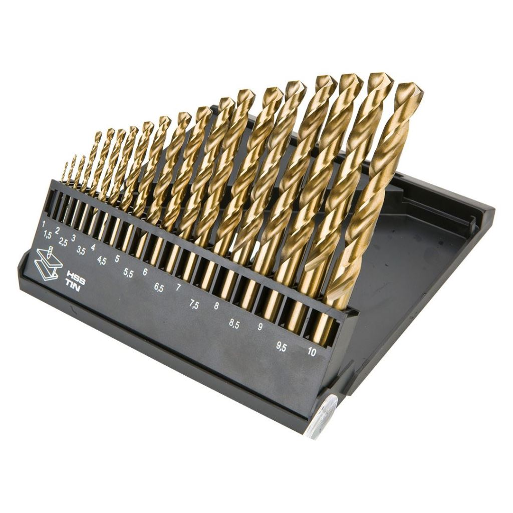 Graphite 57H199 HSS csigafúró készlet 1.0 - 10.0mm, 19 részes (57H199)