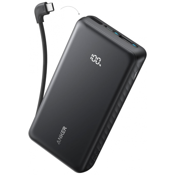 Външна батерия Anker Zolo 10 000 mAh — A110DH11, черна