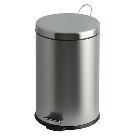 Vepa Bins pedálos fém szemetes 30L króm (VB 222230 MATT) (VB 222230 MATT)