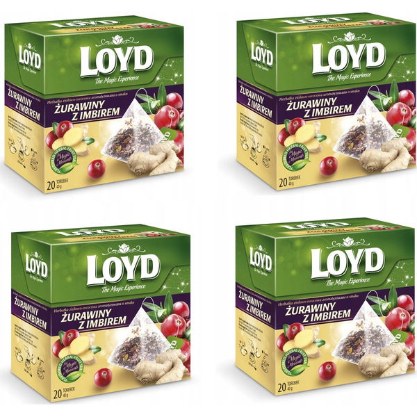 Loyd Tea Gyömbér-Vörösáfonya 20x2g