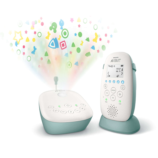 Philips AVENT SCD731/26 Baby videoskærm 330 m Grøn, Hvid