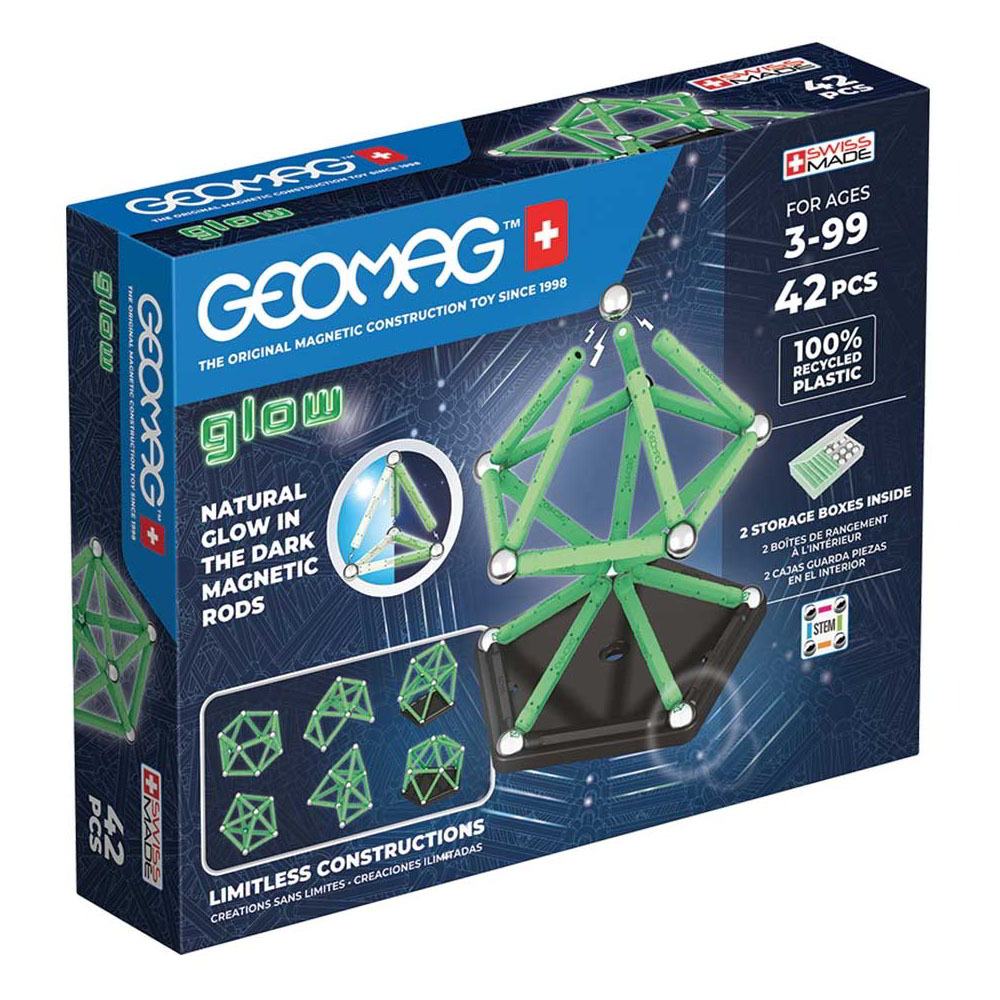 Geomag Glow Recycled Neodímium mágnes játék (G329)