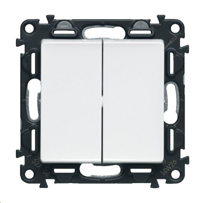 Legrand Valena Life kettős váltókapcsoló 10 AX fehér (752108) (752108)