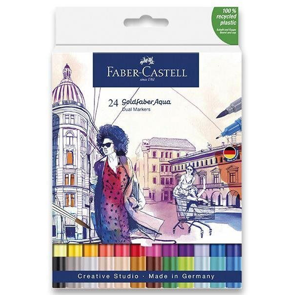 FABER-CASTELL Goldfaber Aqua, 24 színű (4005401646242)