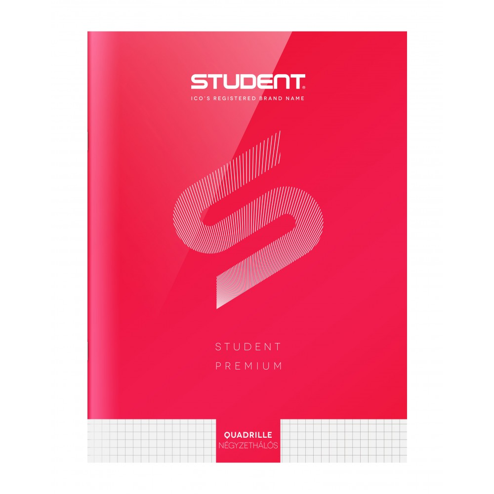ICO Student Prémium 32 lapos A4 kockás füzet (7500107001)