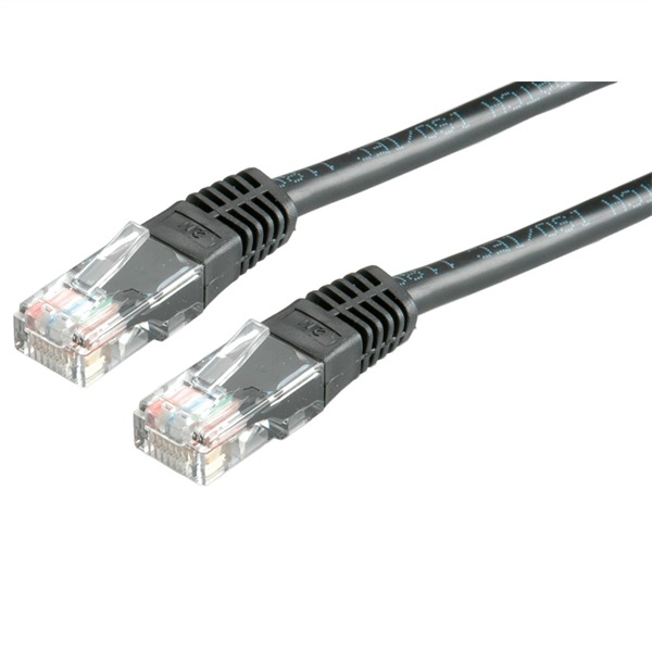 Patchcord U/UTP (UTP) čierny