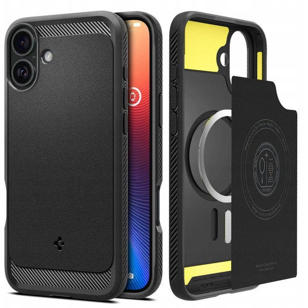 Funda Magsafe Para Iphone 17 A Prueba De Golpes Con Bordes Reforzados Modelo Rugged Armor Mag