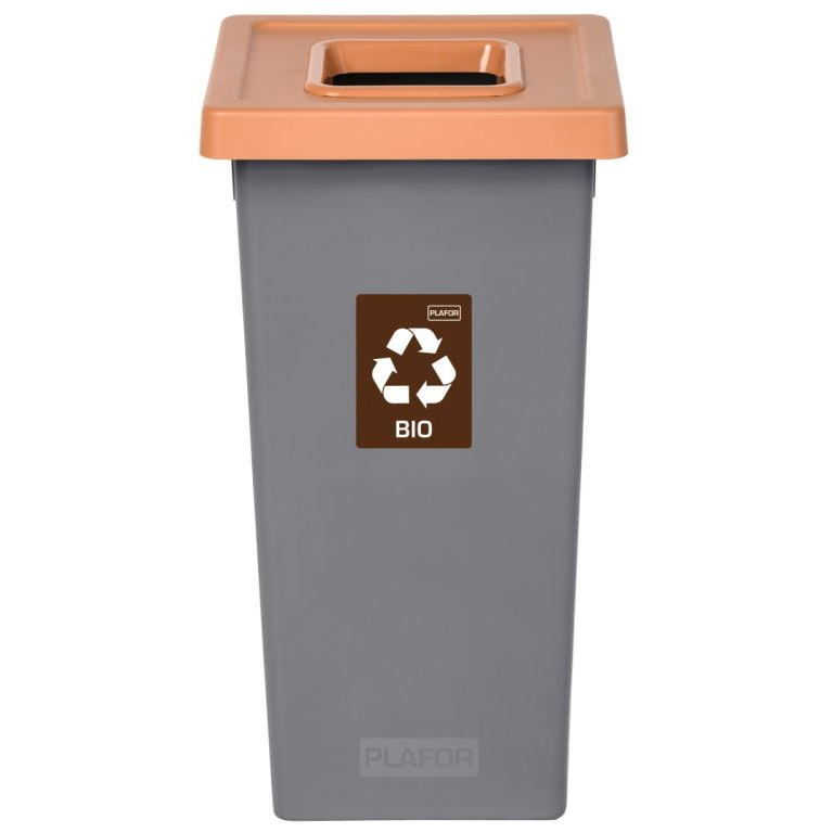 Igotrend, 719006 szemetes 53 l, FIT BIN - szürke/barna (5907749967197)