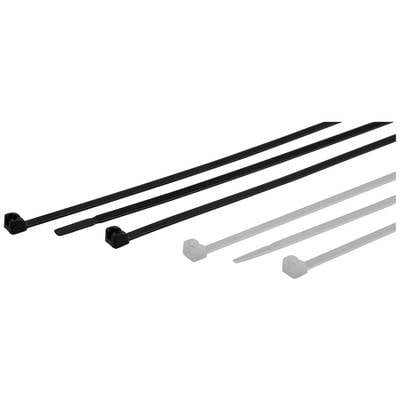 Helukabel 907025-1000 T-SKU 2-55 Kábelkötöző acél nyelvvel 200 mm 2.5 mm Fekete Fém nyelvvel 1000 db (907025-1000)