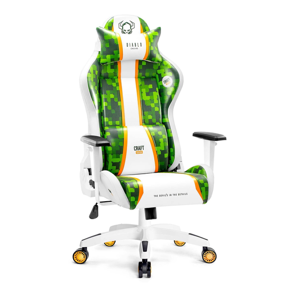 Diablo X-One 2.0 Craft King геймърски стол, черен-червен