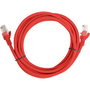 Patchcord Lanberg UTP kat.5e 10 m červený