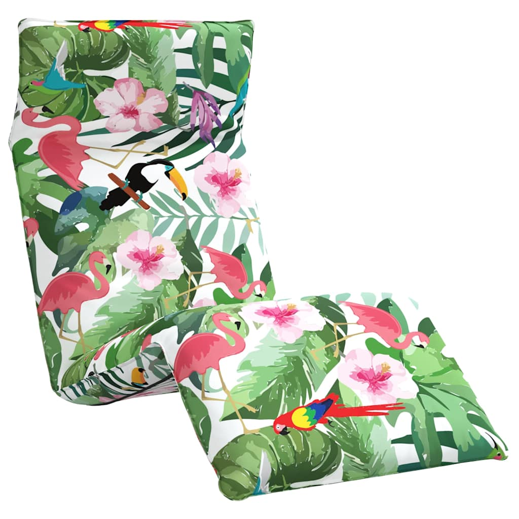 többszínű oxford-szövet összecsukható napozóágy 175x54x8,5 cm (4019763)