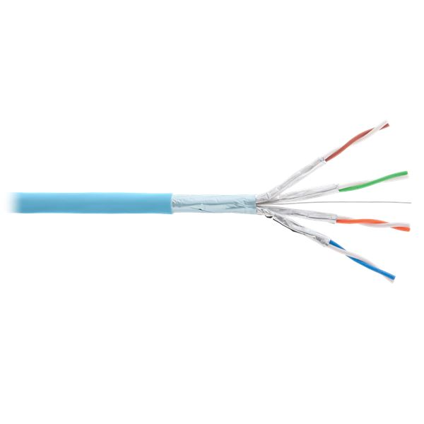 Nikomax falikábel F/FTP, Cat.6a, Dca, LSOH, 500m, világoskék (NKL 4355C-IB) (NKL 4355C-IB)