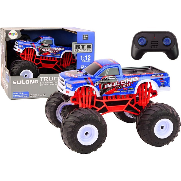Terep Távirányítós Autó - 2.4 Ghz, R/C, 1:12, Kék
