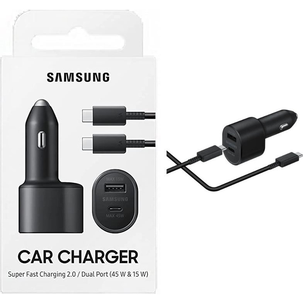 Samsung EP-L5300XBEGWW oplader til mobil enhed Universel Sort Cigartænder Hurtig opladning Automatisk