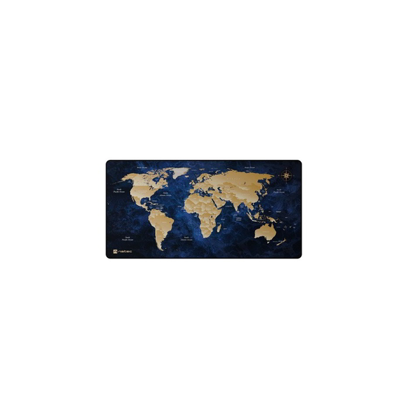 Natec World Deep Egérpad 800 x 400mm - Kék mintás