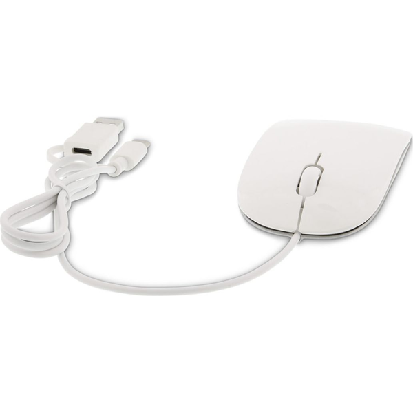 Easy Mouse Usb-c Con 2 Botones Y Rueda De Desplazamiento