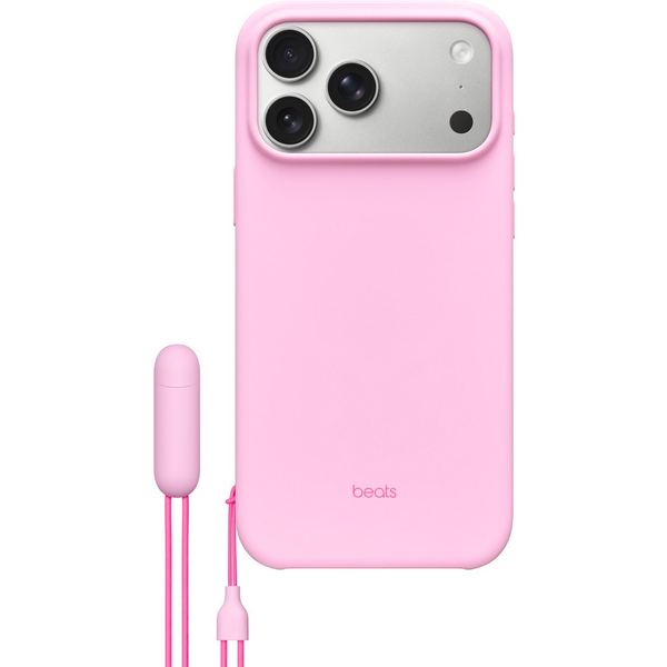 APPLE Beats MagSafe rögzítésű kameravezérlő kompatibilis tok támasszal iPhone 17 Pro Max rózsakvarc