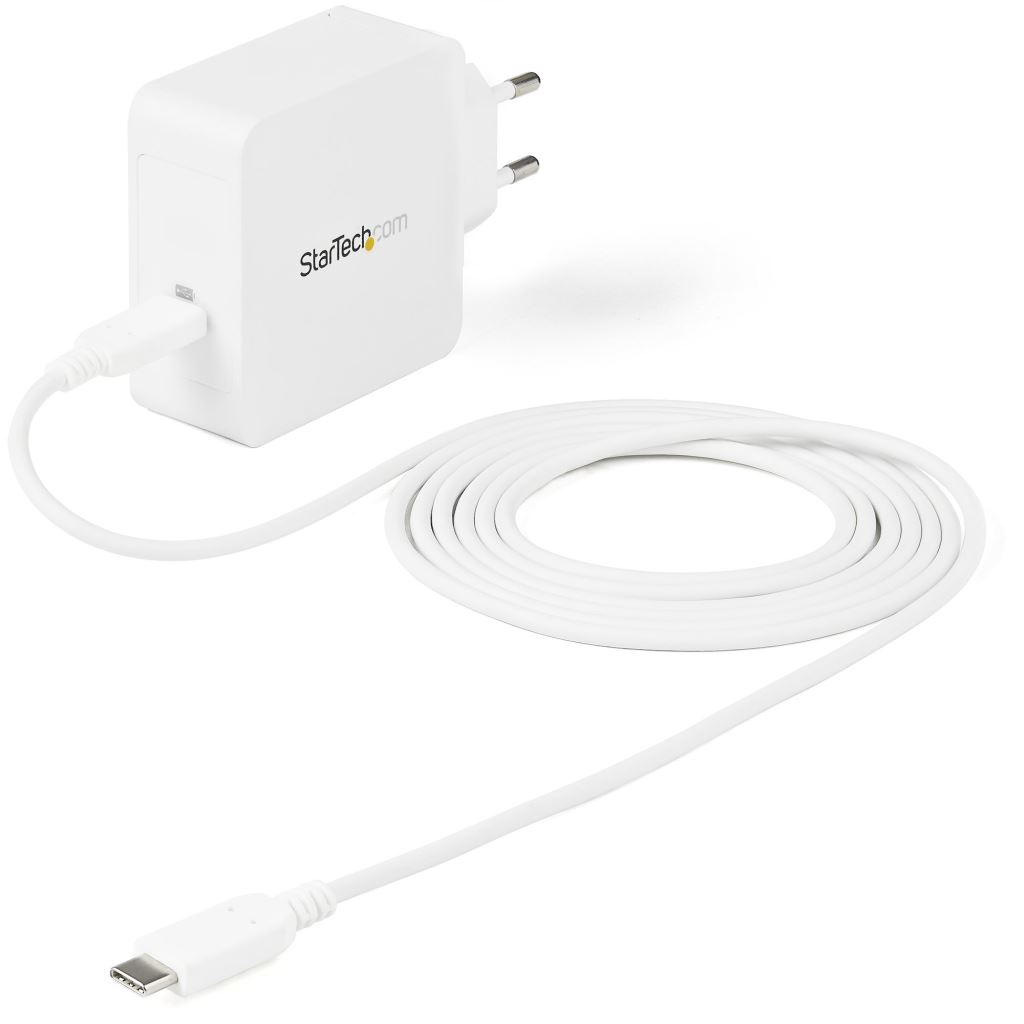 Startech.com hálózati töltő 60W, 2m-es USB-C - USB-C kábellel (WCH1CEU) (WCH1CEU)
