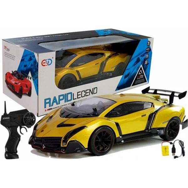  Lean Sport Zdalnie sterowane Sportowe Autko 1:10 Złote R/C