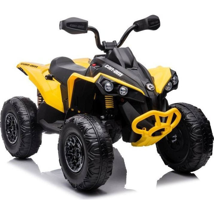 Can-am DK-CA002 12 V Elektromos Quad 13587 - 4 Motoros, 24 GHz, Szülői Távirányítóval, Sárga (13587)
