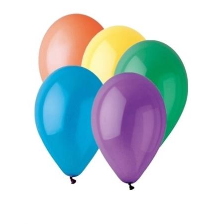 Léggömb 26 cm - Vegyes színek (18 db) (398)