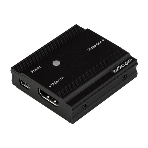 StarTech.com HDBOOST4K audio/video extender AV-repeater Zwart