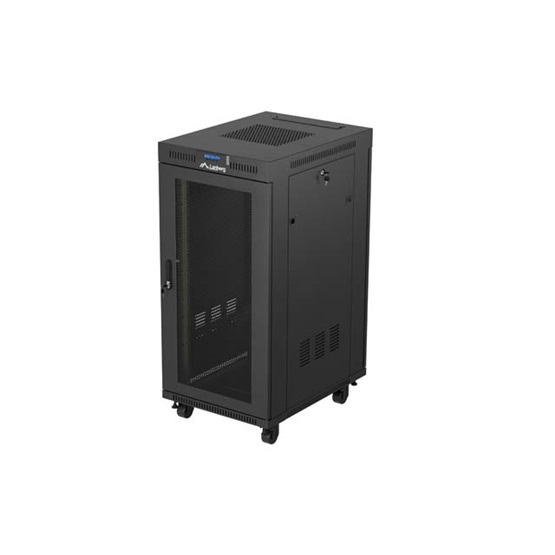 Stojaca RACK skriňa Lanberg FF01-6824-23BL 19" 24U 600 x 800 mm