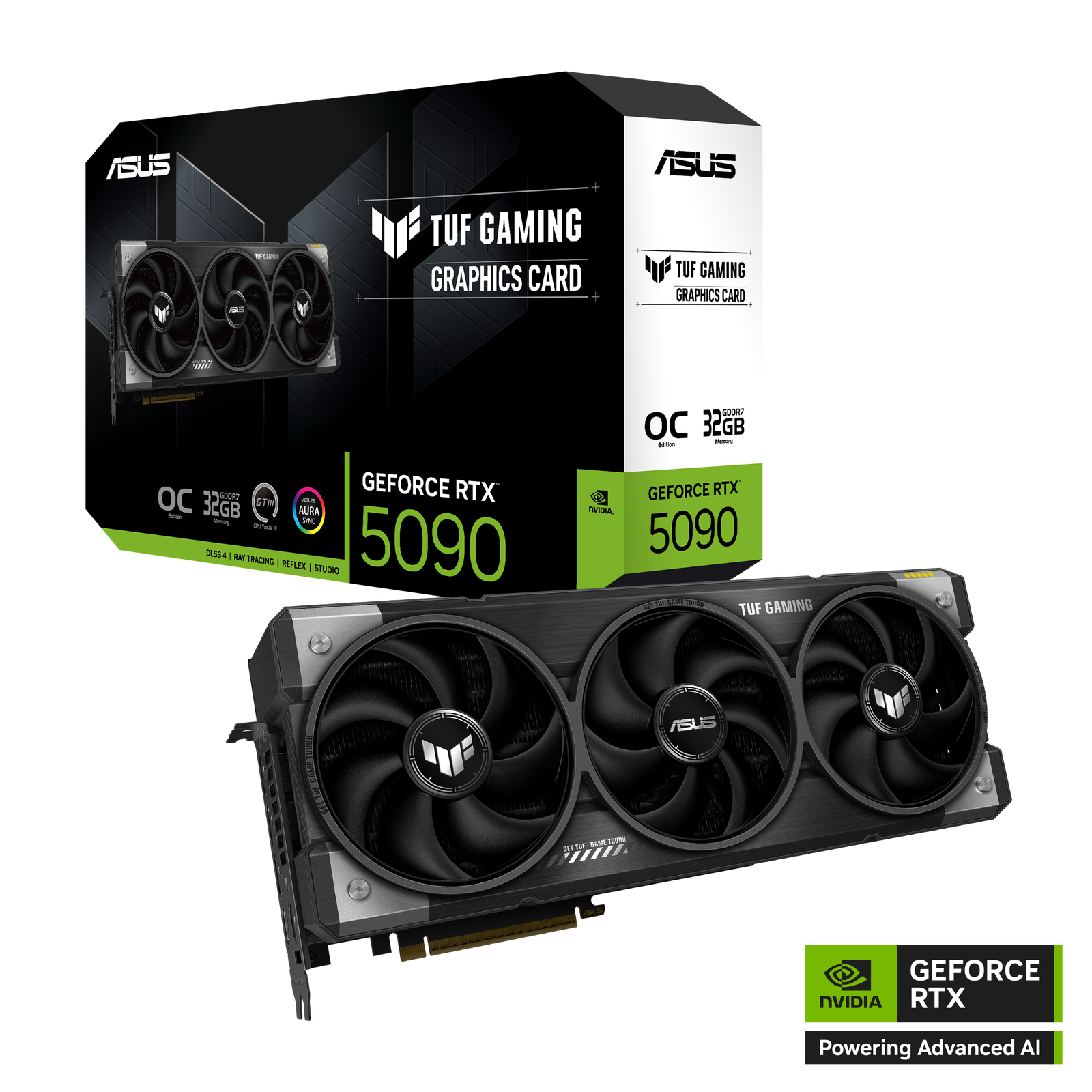 Asus GeForce RTX 5090 32GB GDDR7 TuF Gaming OC Videókártya (90YV0LY0-M0NA00)