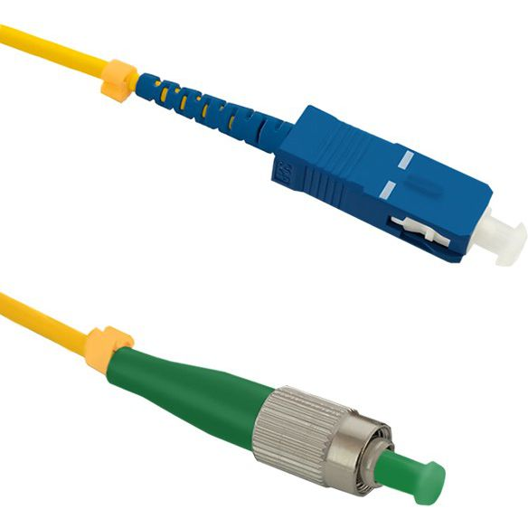 Qoltec Optic Patchcord FC/APC - SC/UPC simplex SM 9/125 G652D 15m (54305)