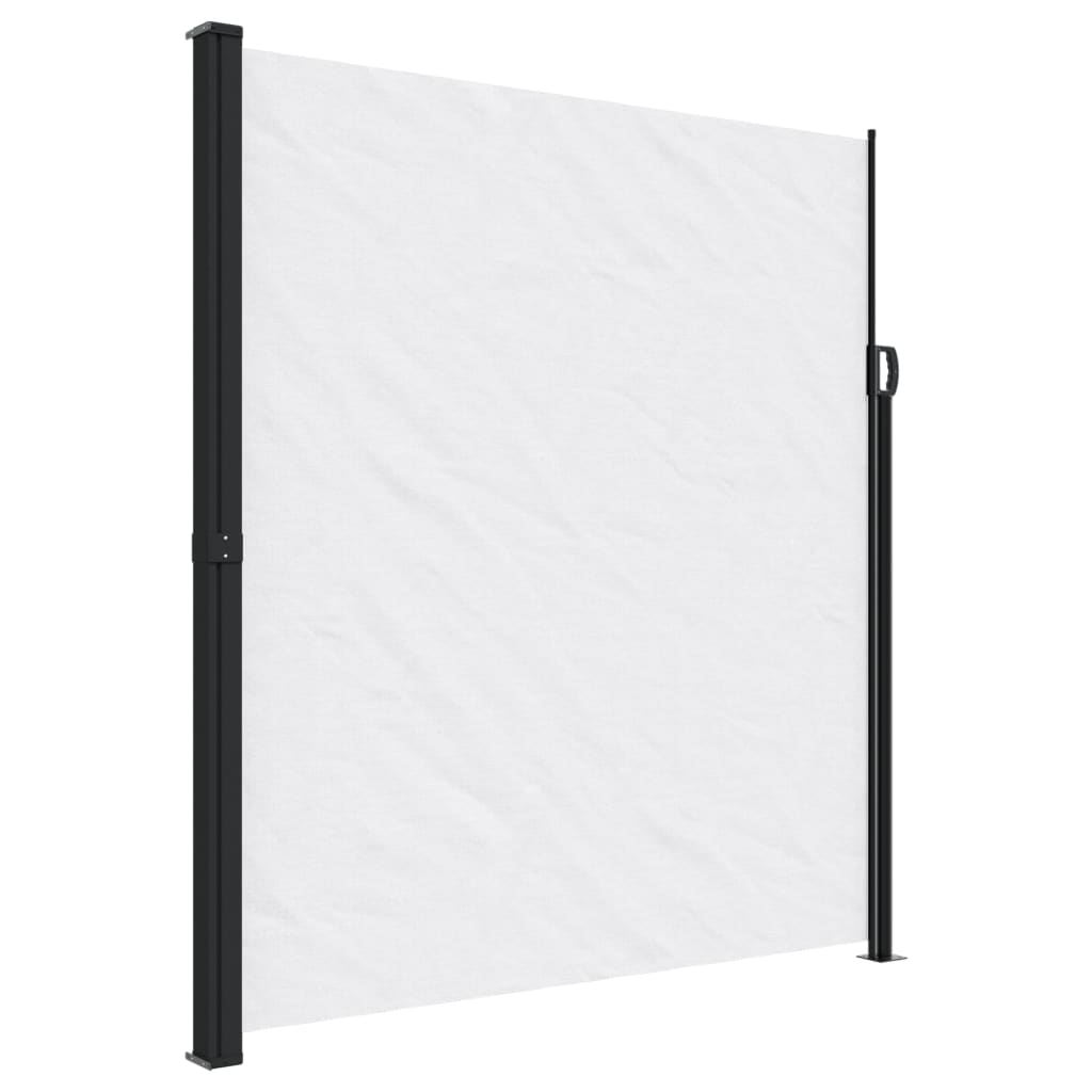 fehér behúzható oldalsó napellenző 220 x 500 cm (4004481)