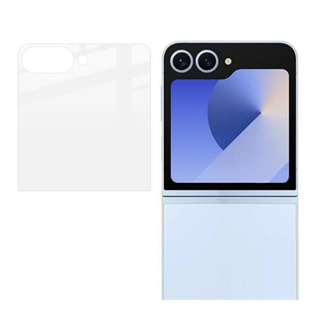 Képernyővédő üveg (0.3mm, 9H, NEM íves, külső kijelző) ÁTLÁTSZÓ Samsung Galaxy Z Flip7 (SM-F766) (GP-171164)