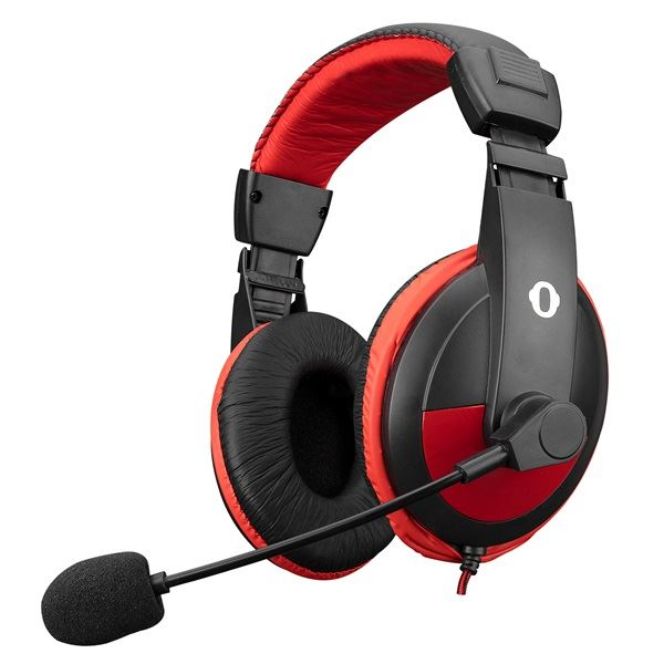 Rampage Snopy SN-4488 BLASTOISE gaming headset fekete-piros