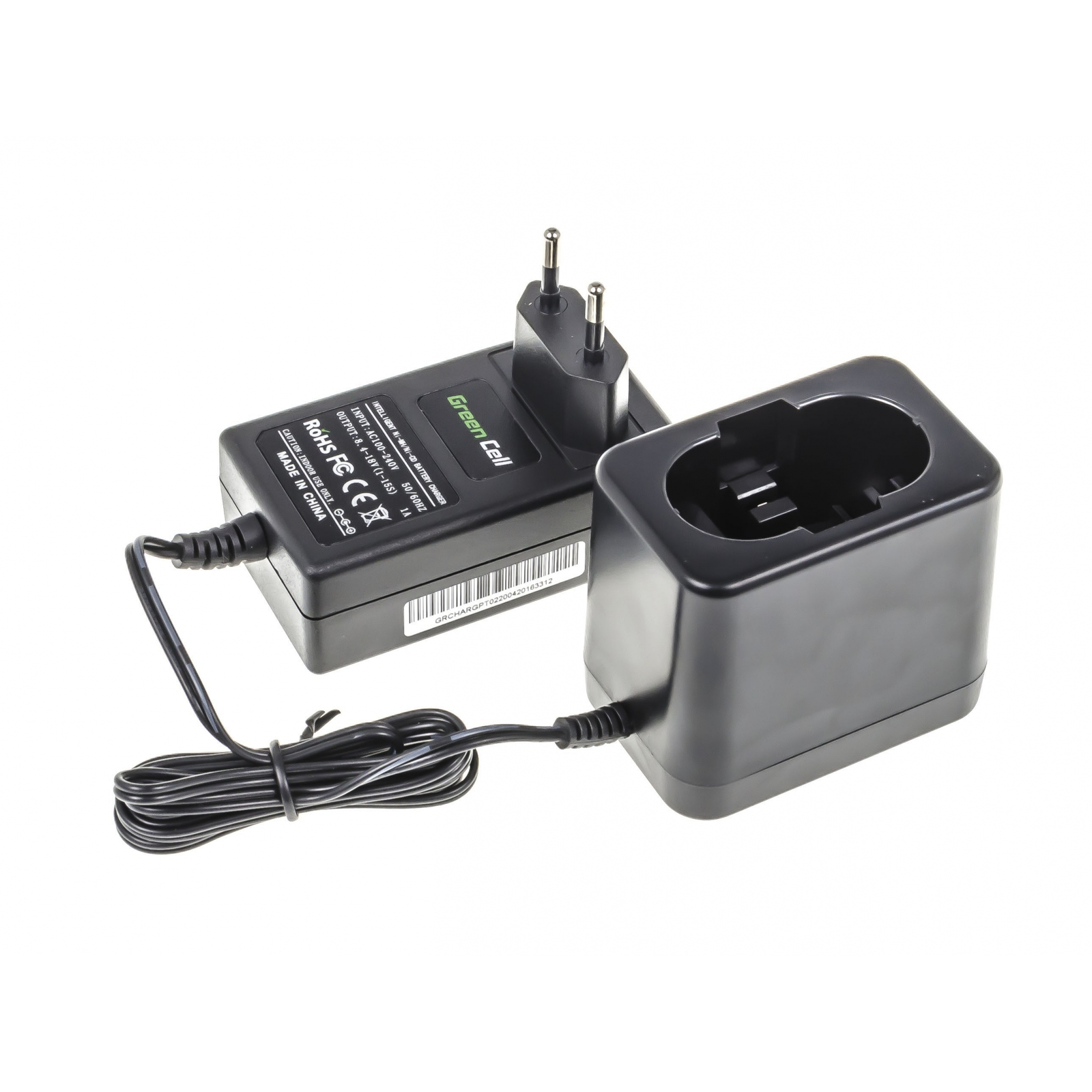 Green Cell CHARGPT02 Bosch 8.4V-18V Ni-MH Ni-Cd akkumulátor töltő (CHARGPT02)