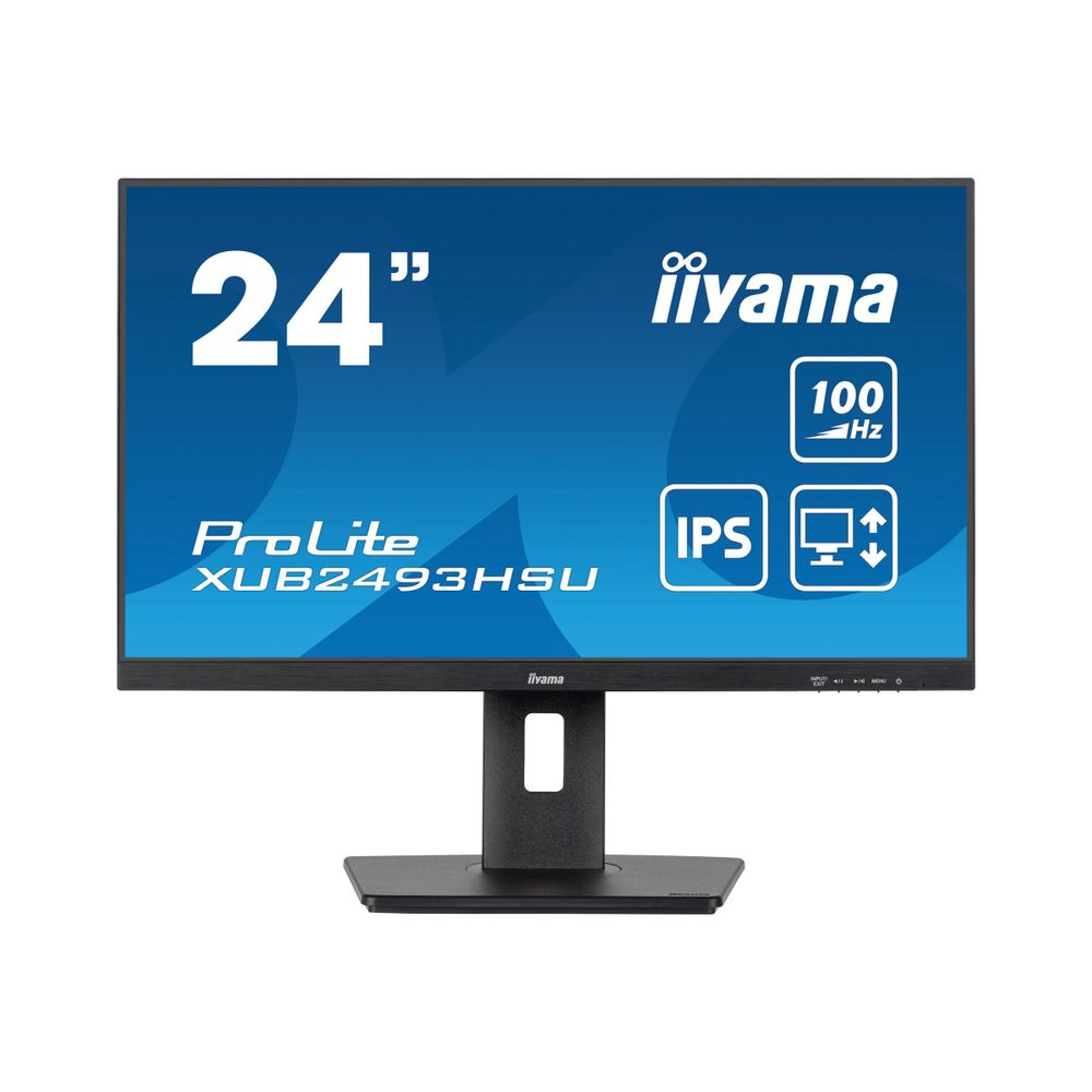 iiyama ProLite XUB2493HSU 23,8" Full HD IPS monitor 100Hz fekete (XUB2493HSU-B6)