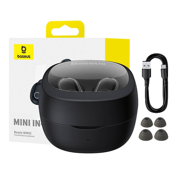 BASEUS BEZDRÁTOVÁ IN-EAR SLUCHÁTKA BLUETOOTH BT 5.3 HI-FI TWS OS 25H