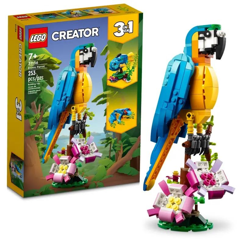 LEGO Creator 31136 Exotický papoušek (lego31136)